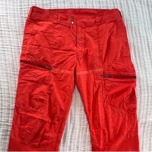 Orange Cargo Pants